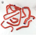 Комплект силиконовых шлангов радиатора для Renault Clio MK1 I 16SWilliams MT 1.8L2.0L 16V (7 шт.) красныйсинийчерный