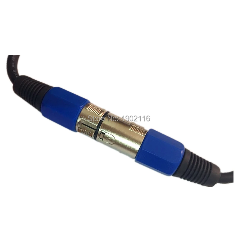 Кабель DMX 1/2/3/5/10 метра футов XLR 3 контактное сигнальное соединение экранированный