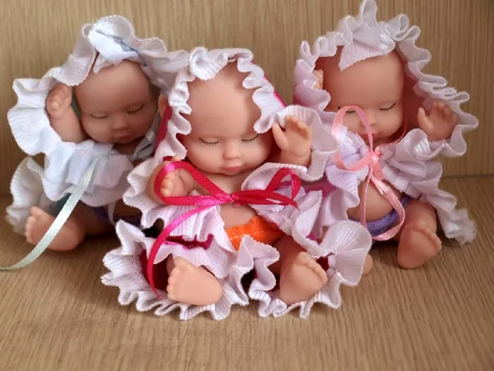 12 см спящие куклы Reborn с милыми новорожденными игрушками большой палец кукла