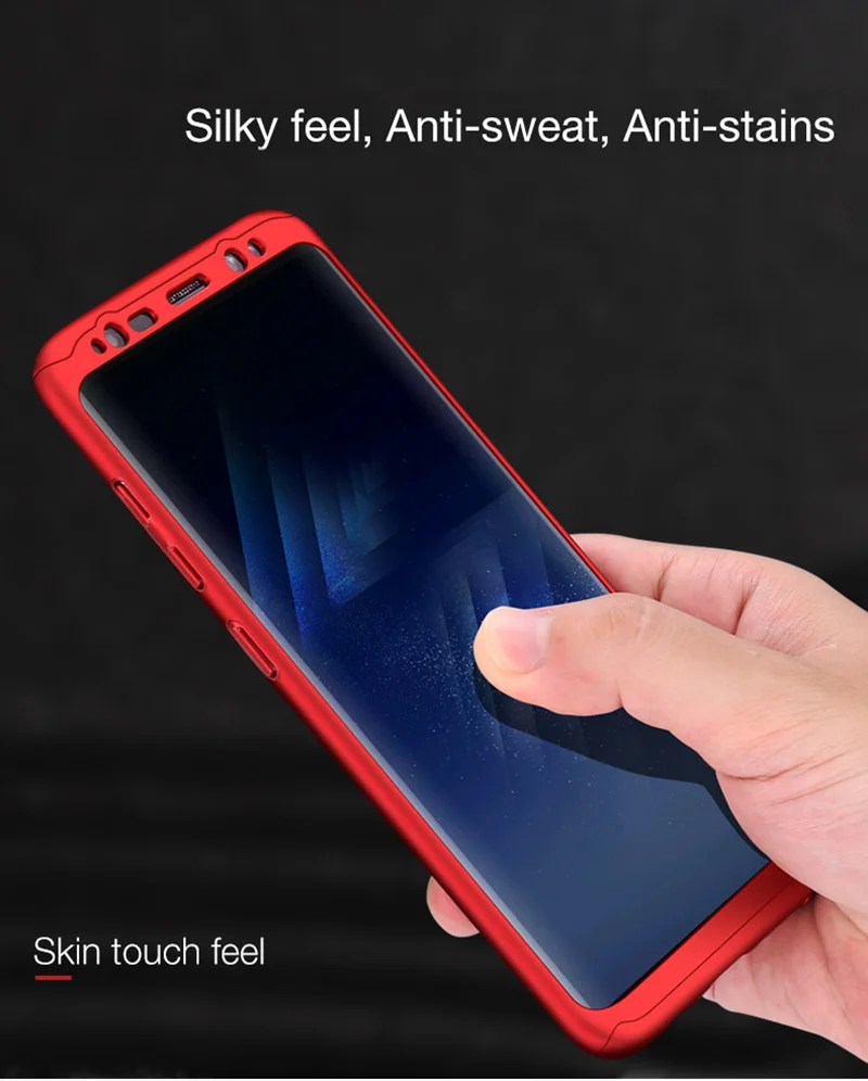 GXE Luxury 360 Full Protection Protective Cover Case For Samsung Galaxy Note 8 Note8 SM-N950 Moblie Phone Bag Cases Capa Coque |
