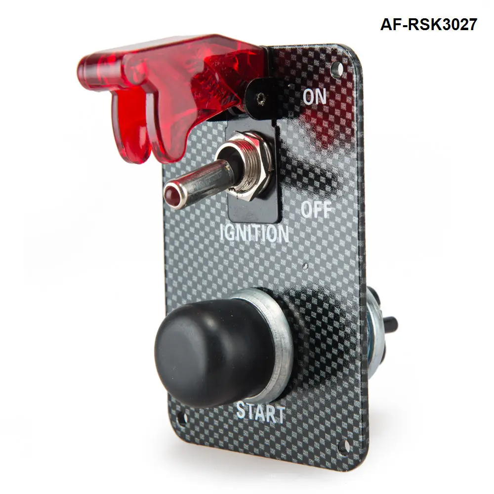 Панель переключателя для запуска двигателя из углеродного волокна|racing switch|switch