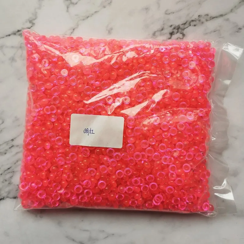 500g 500 г 7 мм прозрачная плоская бусина, прозрачные клейкие аксессуары, игрушка, сделай сам, ручная работа, слизи, Кристальные частицы грязи, наполнение, украшения, игрушки - Цвет: 500g