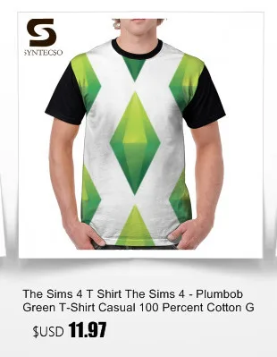 The Sims 4 T Shirt The Sims 4 Avatar Game PC футболка из полиэстера Футболка с кружевными рукавами футболка забавная пляжная Мужская футболка большого размера