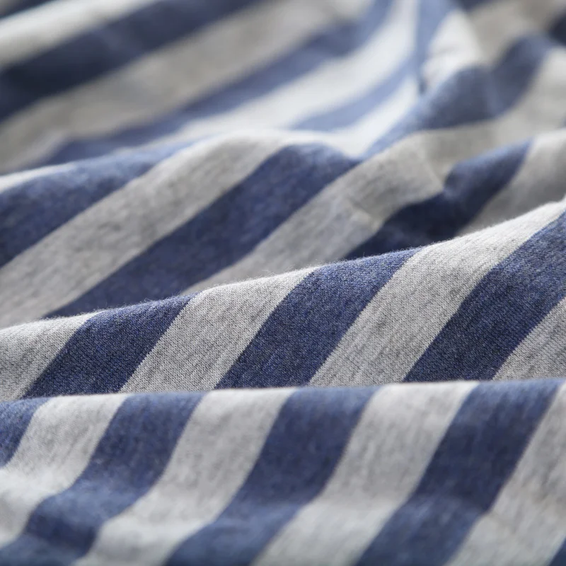4 шт. трикотажные комплекты постельного белья из 100% хлопка|stripe quilt cover|quilt coverbedding set