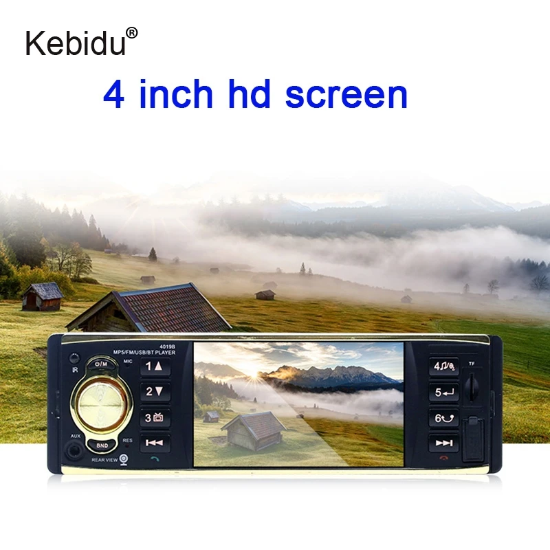 Автомагнитола kebidu 12 В FM Bluetooth MP3 MP5 плеер с входом AUX автомагнитола стерео аудио