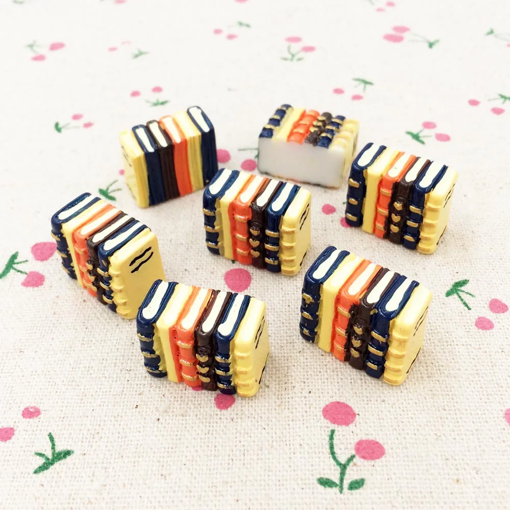 5 шт. кавайные 3D полимерные книги сказочные садовые миниатюрные статуэтки