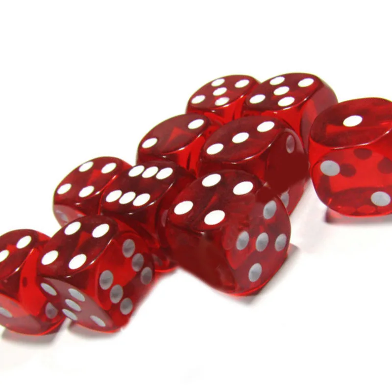 Досуг кости 1 Набор 16 мм D6 ролевые игры сплошной куб развлечение настольная игра