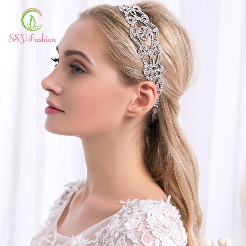 Женская повязка на голову SSYfashion белый простой головной убор Ювелирное Украшение