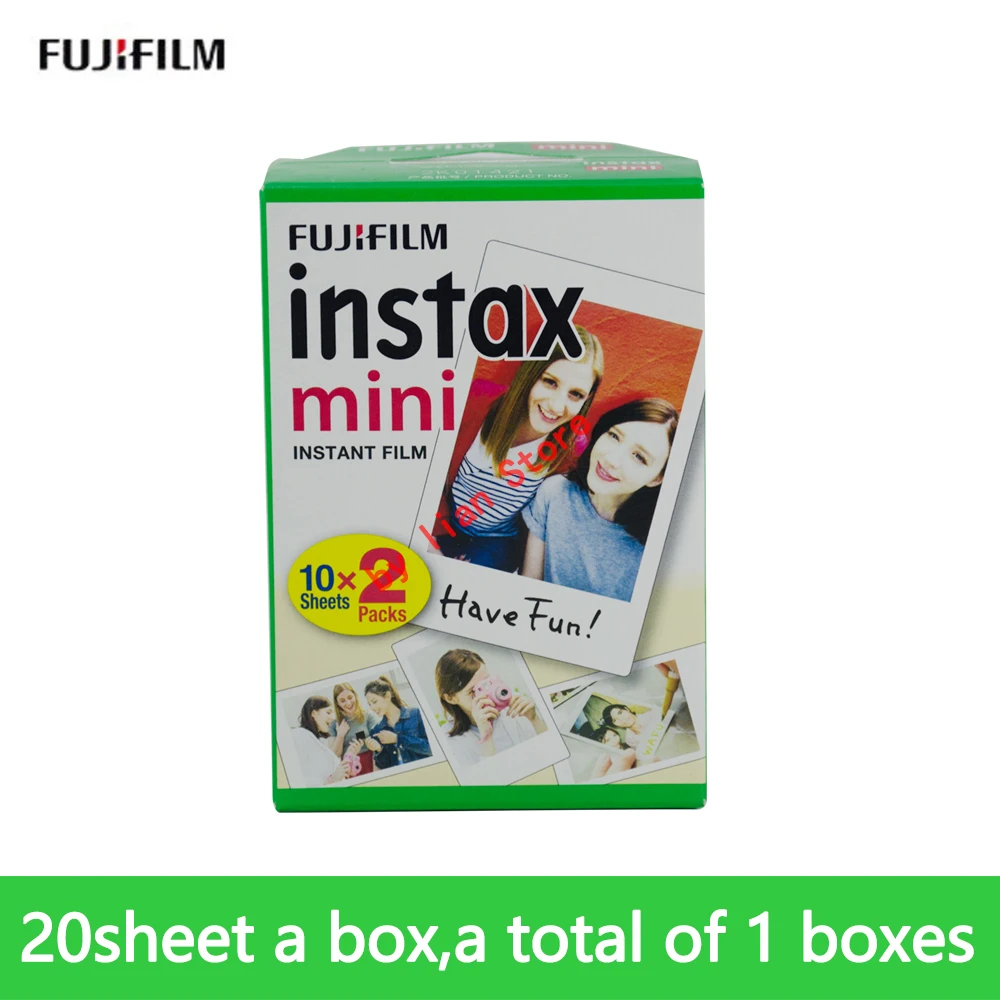 Оригинальная Белая Мини пленка fujifilm Instax Mini8 20 листов мгновенной фотобумаги для 9 7s