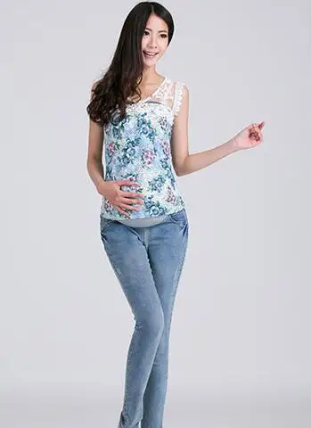 Высококачественные джинсовые штаны для беременных джинсы Одежда