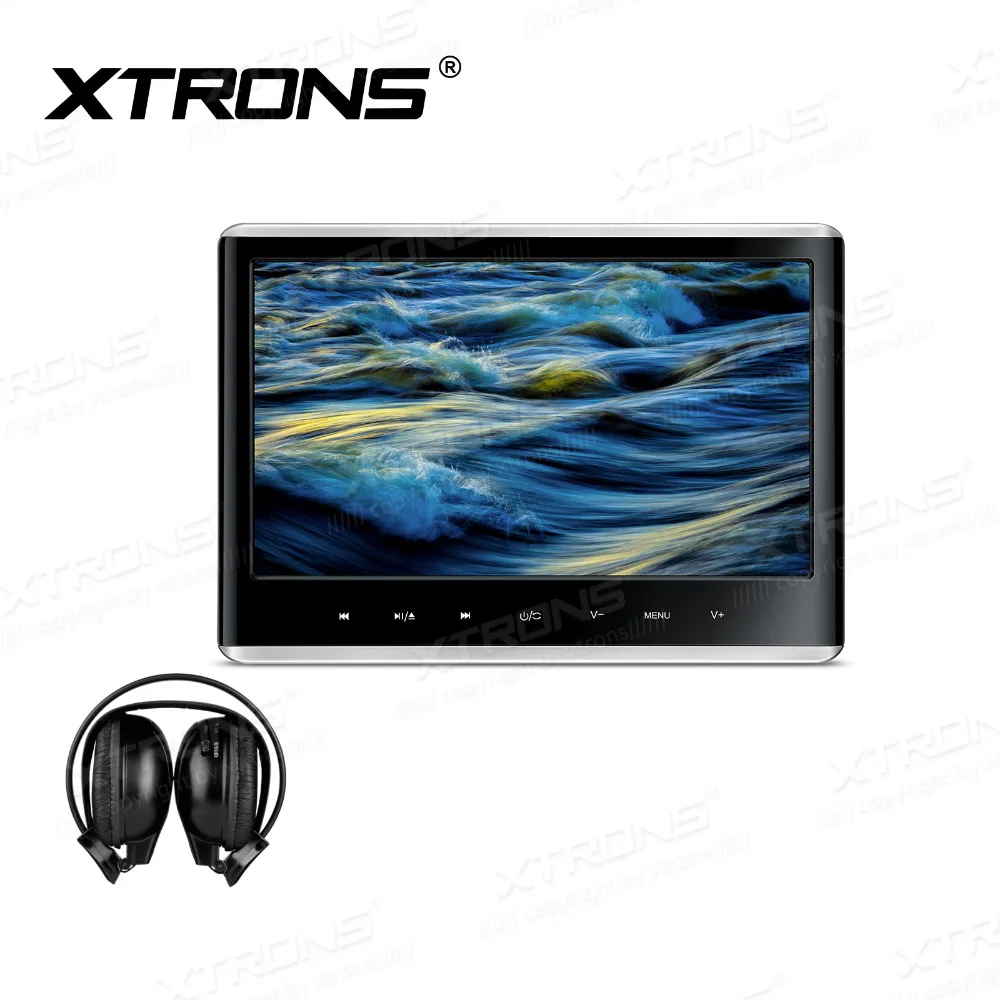 XTRONS 1 монитор 11 6 дюйма IPS экран 1080P видео подголовник установленный DVD плеер HDMI