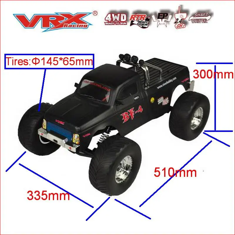 Игрушки для детей VRX Racing RH1046 с начесом 1/10 шкала 4WD электрический пульт