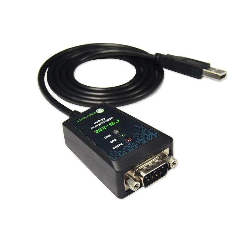 Высококачественный Кабель Переходник USB 2 0 в серийный RS 232 DB9 9 pin кабель