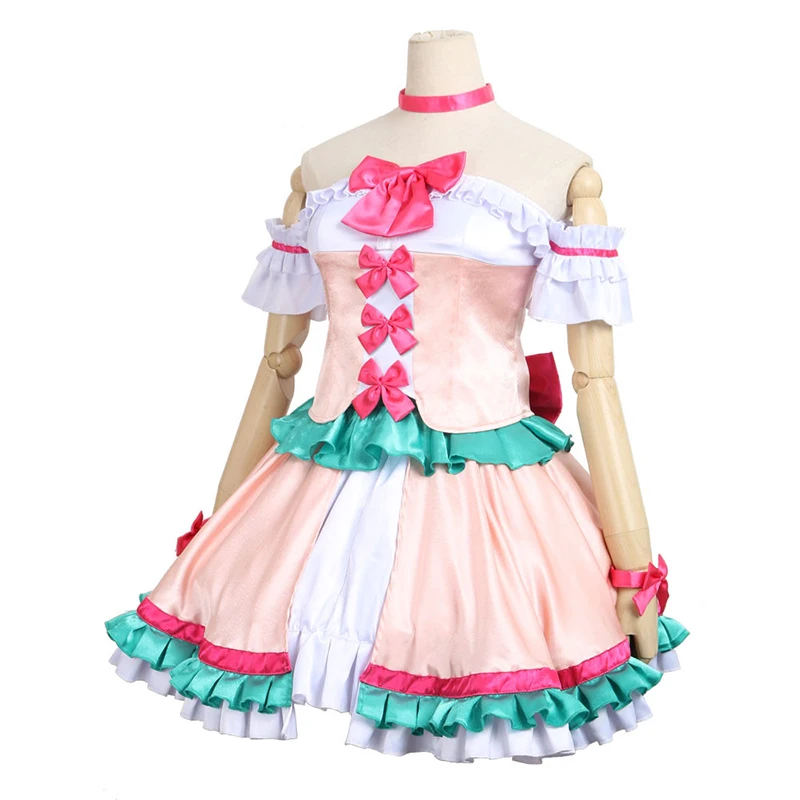 ROLECOS аниме BanG Dream! Маскарадные костюмы пастельные * палитры Айя МАРУЯМА костюм