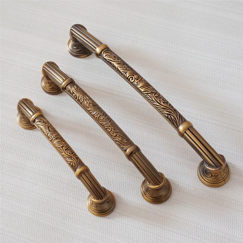 

Rural Antique Furniture Handles and Knobs Archaize Drawer Wardrobe Pulls Retro Kitchen Cupboard Door Knob Cabinet Hardware