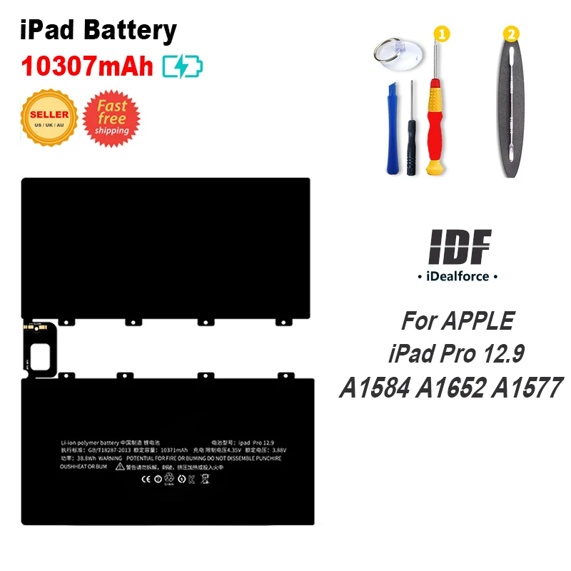 Внутренняя литий ионная Батарея Замена для iPAD Pro 12 9 A1584 A1652 A1577 10307 мА ч/IPADPRO12.9 iPad