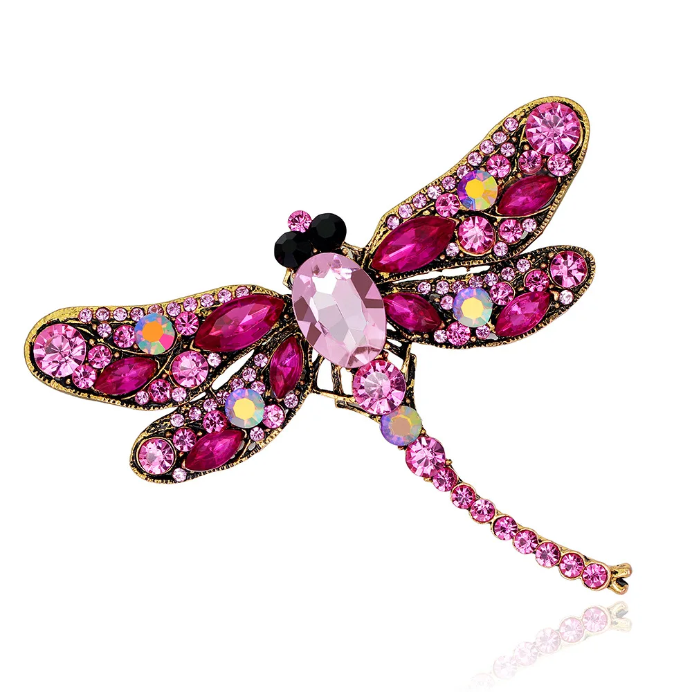 Женская Брошь в винтажном стиле 6 цветов|dragonfly brooch|brooches for womenbrooch designer |