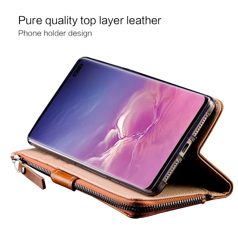 Чехол-книжка для Samsung S6 S7 edge S8 S9 S10 Plus A20 A30 A50 A70 чехол-Бумажник телефона Note 8 9 10 A5 A7 A8