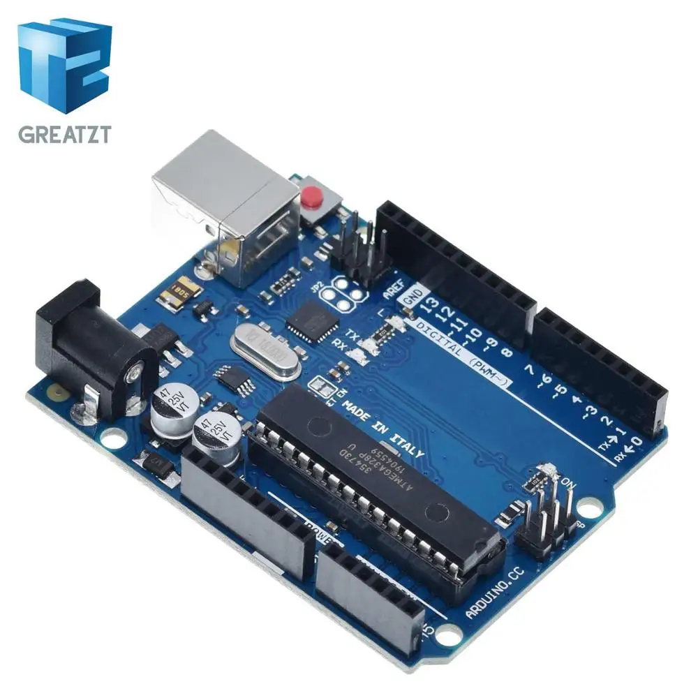 Официальная коробка GREATZT UNO R3 ATMEGA16U2 + чип MEGA328P для платы разработки Arduino USB кабель 1