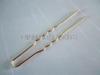 250pcs gold and silver mixed plated sturdy shiny finshment metal hair pins 64mm6mm for wedding bridal nickle free