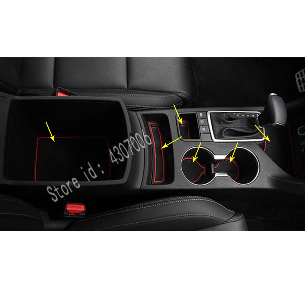 Для Kia Sportage KX5 2016 2017 2018 автомобильный паз слот для ворот подлокотник хранения