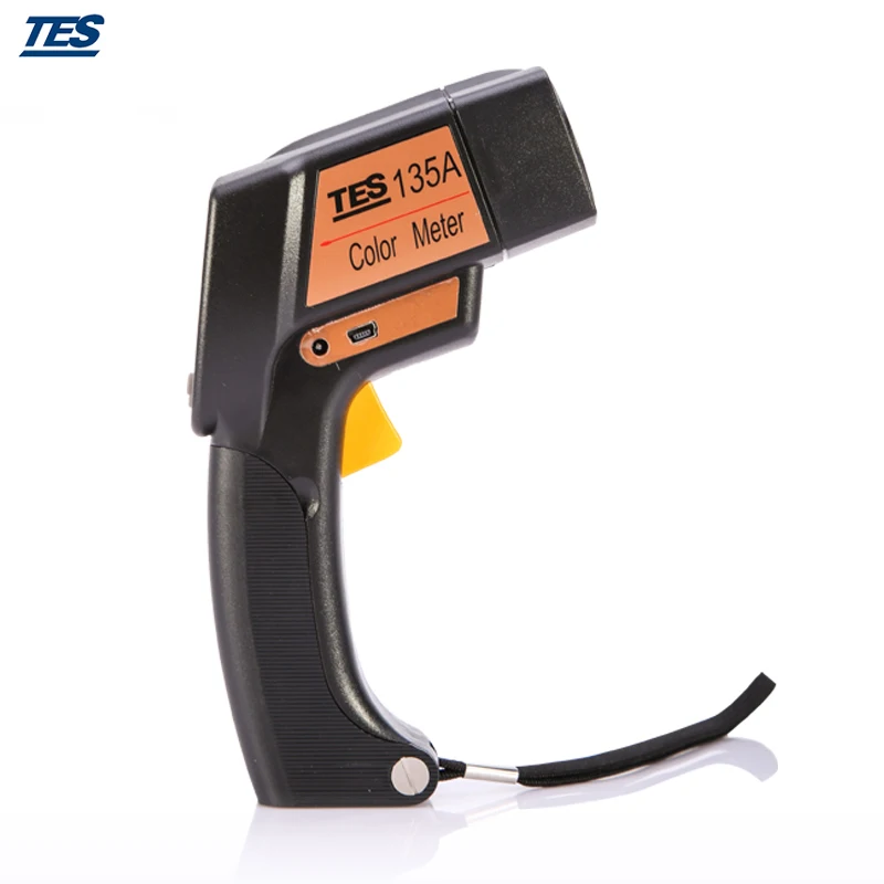 TES 135A USB цветной измеритель анализатор портативный разницы в цвете (ЖК