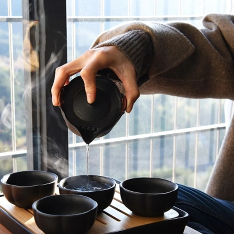 Wourmth чайные наборы для кофе керамический чайник gaiwan чашка чая портативный чайный