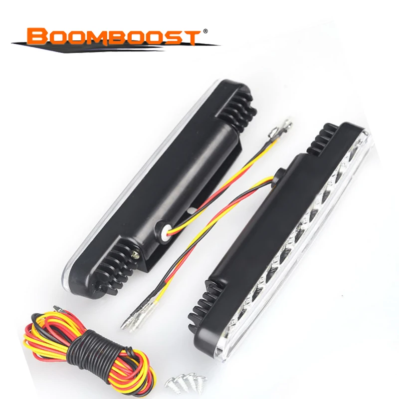 

2PCS 12W 2x 30 LED Car Running Light Daylight Lamp with Turn Lights External Lamps Day Running Lights