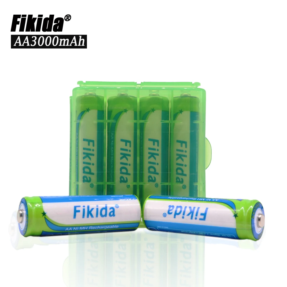 1 2 V Высокая емкость Ni-MH AA 3000mAh перезаряжаемая батарея 2A дистанционный фонарик