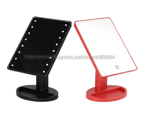 Профессиональное зеркало для макияжа с умным сенсорным датчиком 16 светодиодов