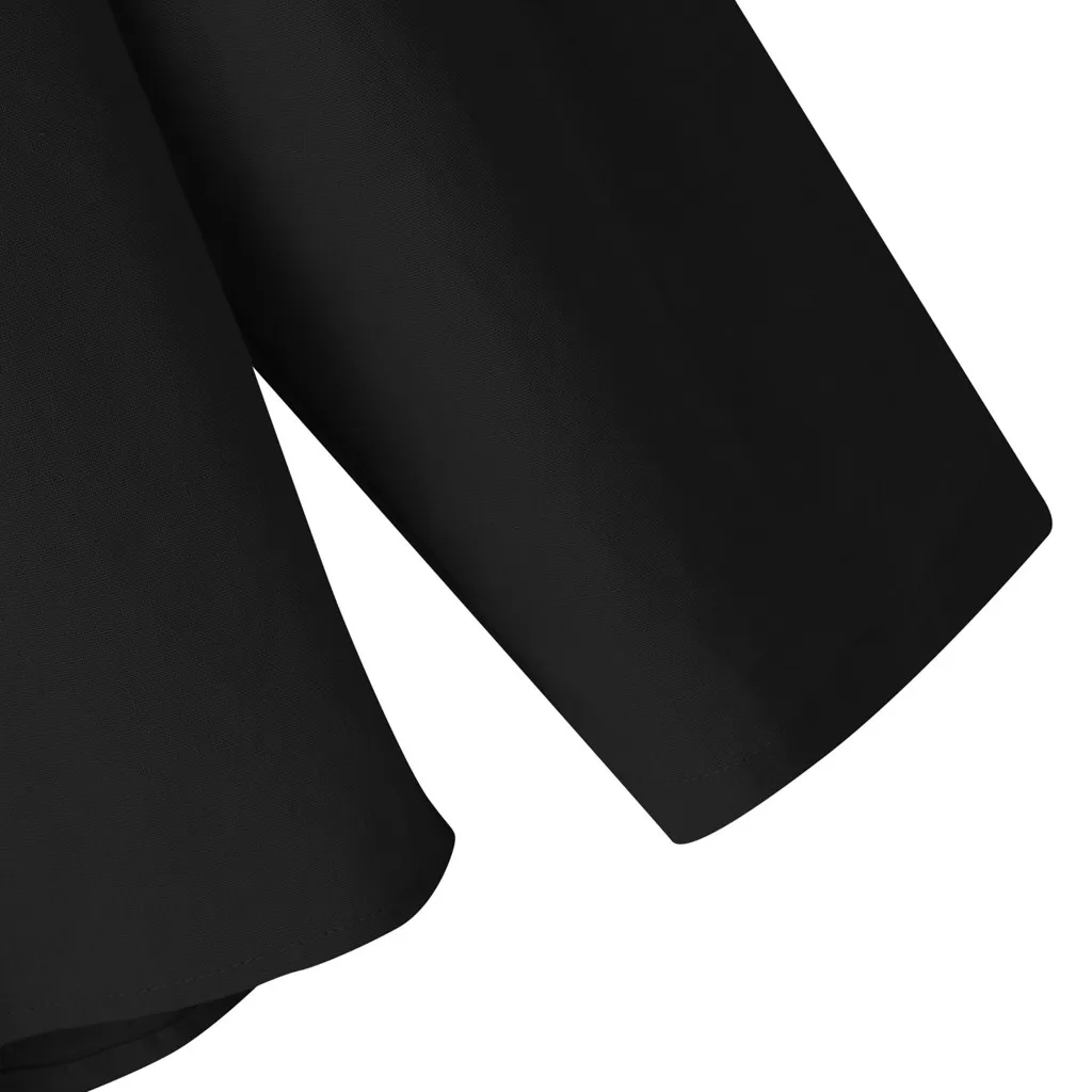 camiseta hombre, Мужская мешковатая рубашка из хлопка и льна с длинным рукавом, Ретро стиль, туника, топы, блузки, camisa social masculina