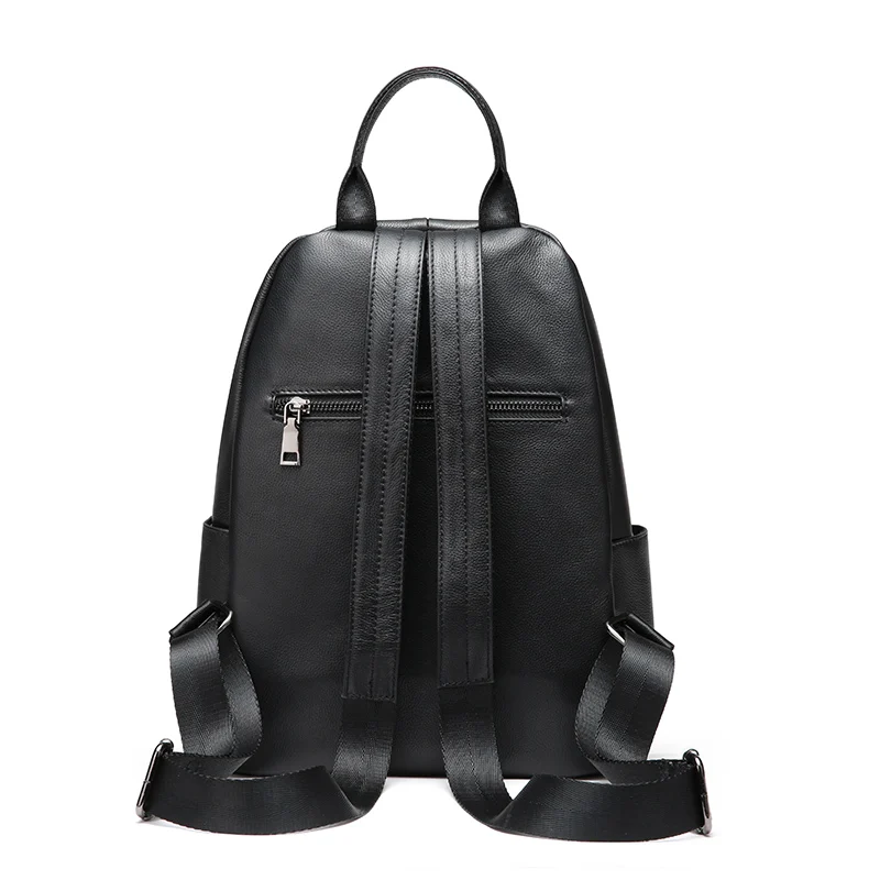 Nuleez Travelling Backpack Women Genuine Leather Cowhide Big Capacity 2021 New Classical Favorite | Багаж и сумки
