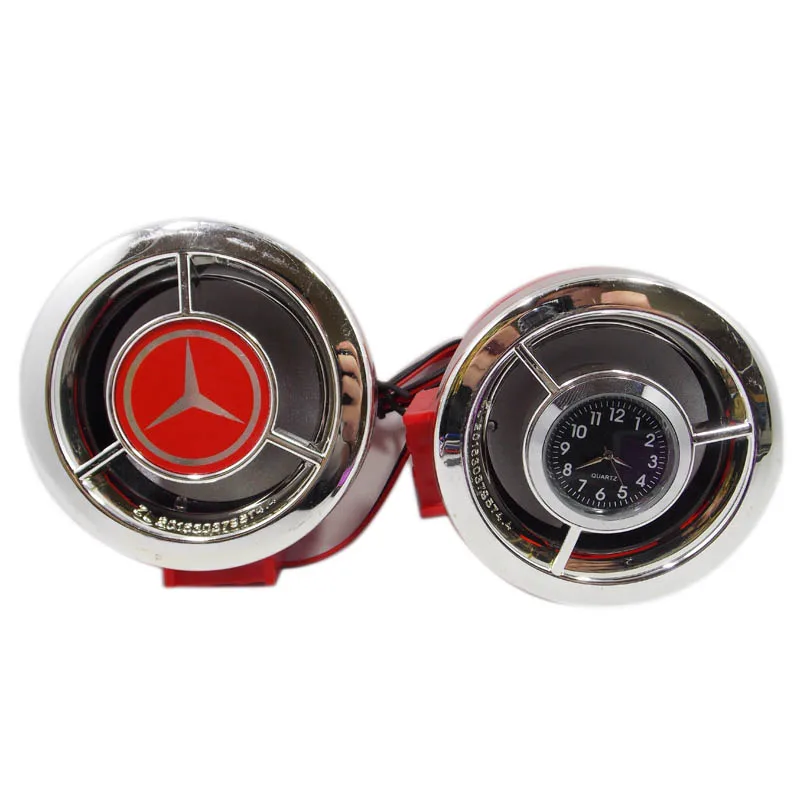 Motorcycle Alarm Speaker Anti-Theft Red DC 12V FM SD USB with Time Automotive Sound A Boat Loudspeaker Speakers for Cars | Автомобили и