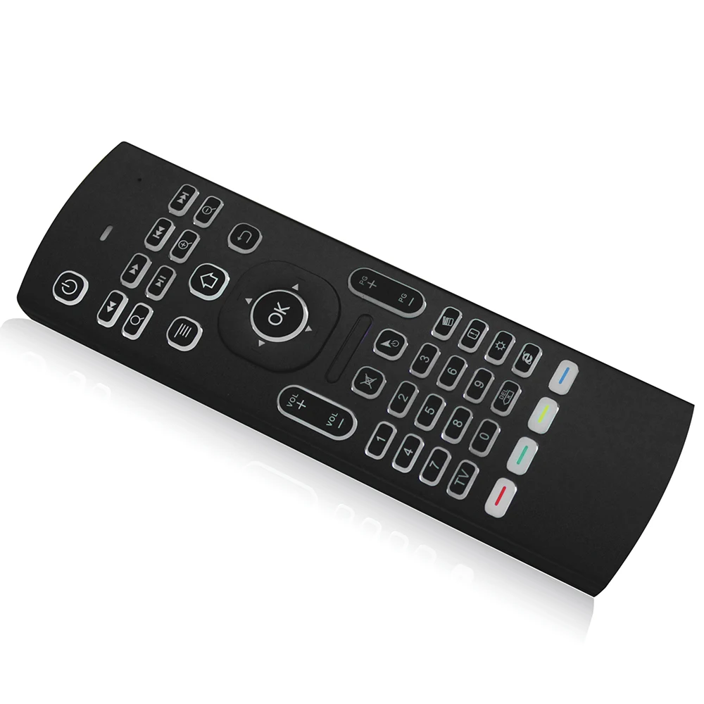 Wireless Keyboard 2.4G Backlight Air Mouse 6-Axis Somatosensory Remote Control Motion Sensor Game IR Learning Buttons for TV Box |