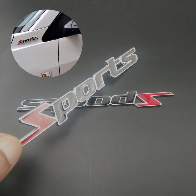 Спортивная 3D Автомобильная наклейка эмблема значок декоративные аксессуары для