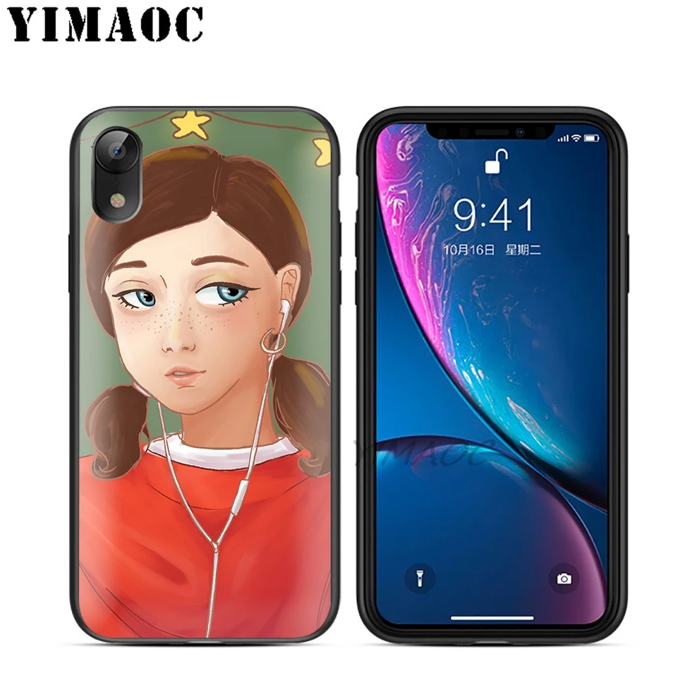 YIMAOC Clairo Singer Мягкий ТПУ Черный силиконовый чехол для iPhone X или 10 8 7 6 6S Plus 5 5S SE Xr Xs Max |