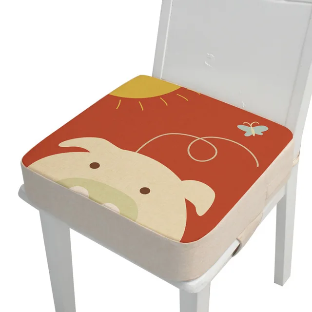 40x40x10 cm Pig 40*40*10 см подушка-подстилка для детского кресла, противоскользящая Водонепроницаемая подушка для детского стула, регулируемая подушка для стула - Цвет: 40x40x10 cm Pig