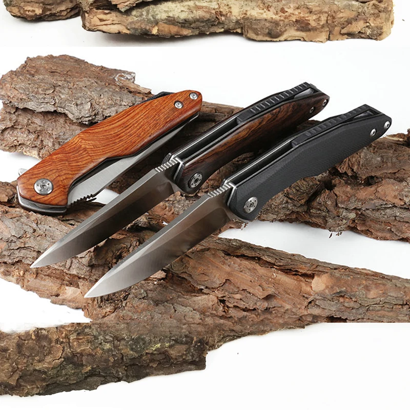 Мяч BearingTactical складной нож 8Cr15Mov Сталь G10 Ручка походные армейские ножи выживания