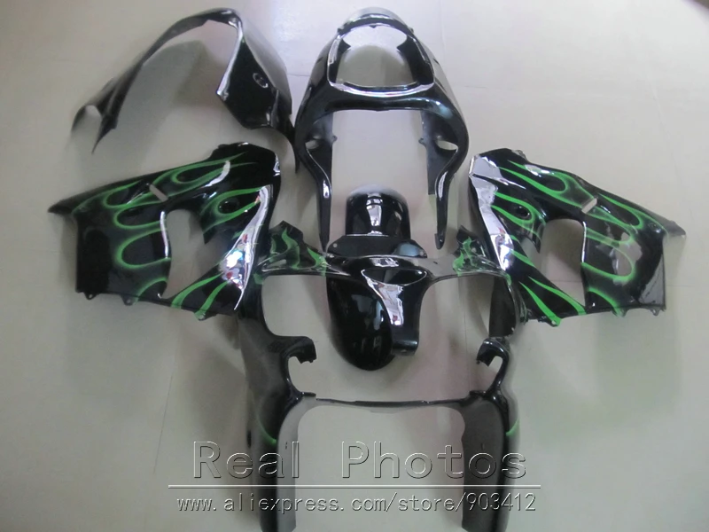 Новинка Лидер продаж комплект обтекателей для мотоциклов Kawasaki Ninja ZX9R 2000 2001 черный