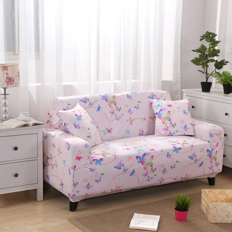 Dreamworld Slipcovers спандекс стрейч чехлы для диванов Красочные эластичные Нескользящие чехлы для диванов анти-Грязная мебель чехлы для диванов