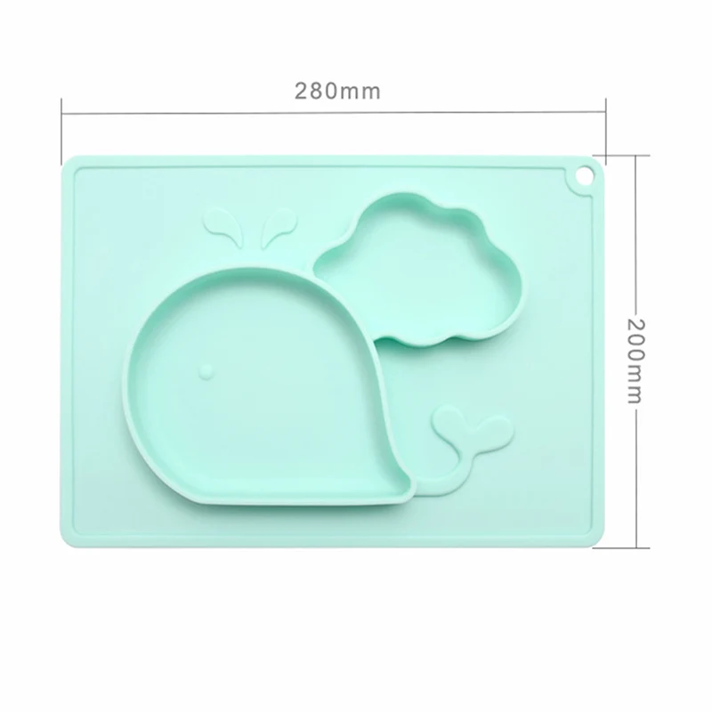 Пищевая силиконовая миска для маленьких блюд тарелка еды коврик кормления