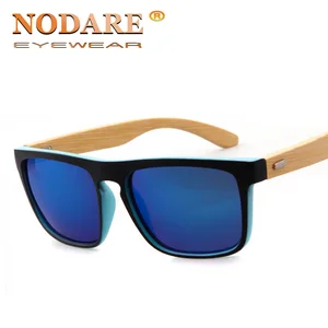 2019 New Bamboo Sunglasses Men Wooden Sun glasses Women Brand Designer Mirror Original Wood Glasses  in India