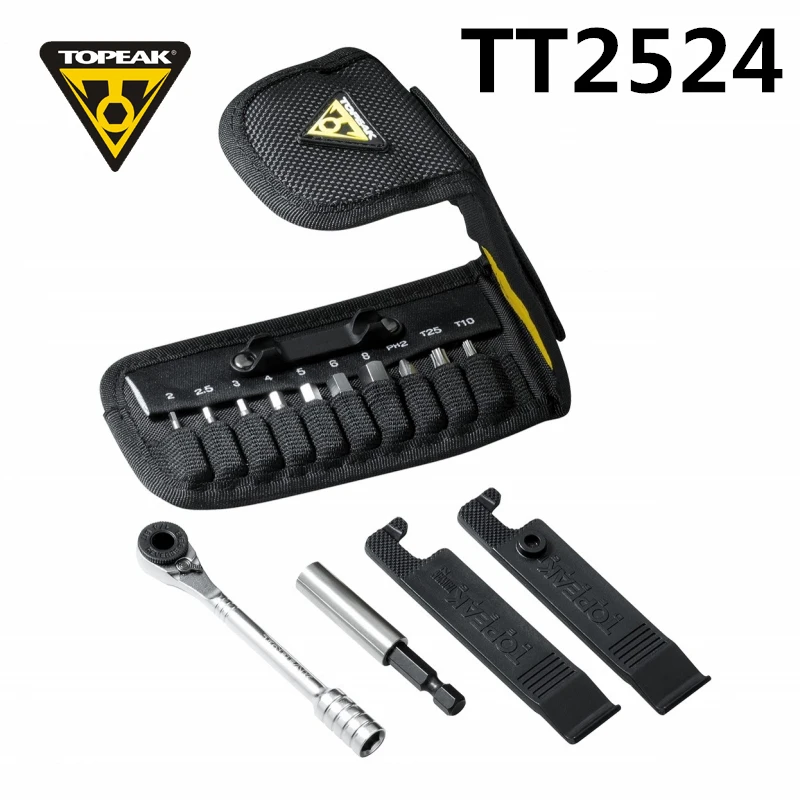 Набор гаечных ключей Topeak TT2524 портативный инструмент с храповым механизмом