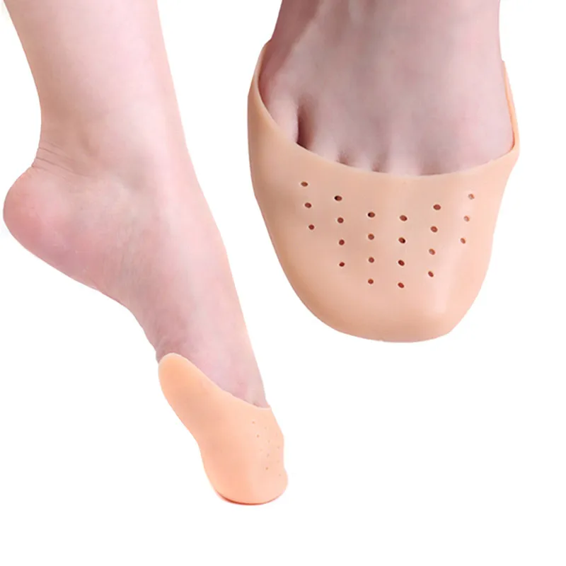 Фото 1 пара дышащих силиконовых гелевых носков танцевальные стельки для обуви