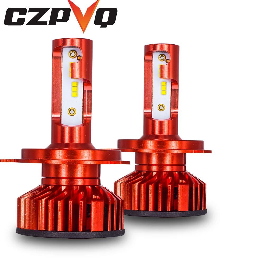 CZPVQ светодиодные фары H7 Led Canbus H4 LED H1 H3 H8 H9 H11 9005 HB3 9006 HB4 880 881 H27 Автомобильный свет 80