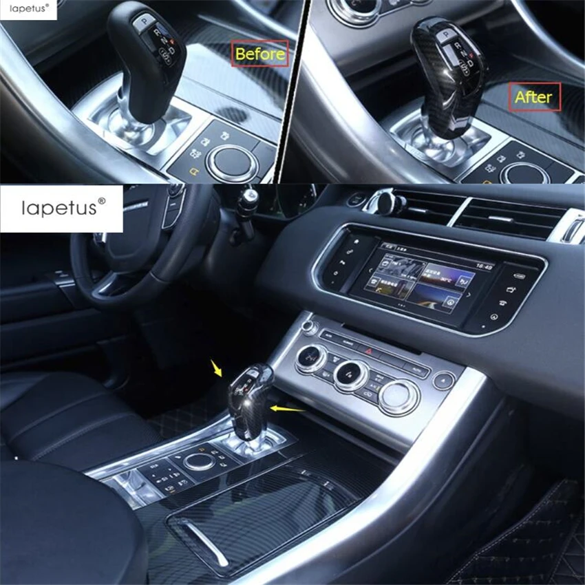 Аксессуары для RANGE ROVER Sport 2014 2015 2016 2017 углеродное волокно стиль печати шестерни