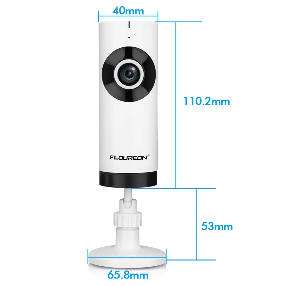 FLOUREON Беспроводной IP Камера 720P HD H.264 Ночное видение аудио Видеоняни и радионяни