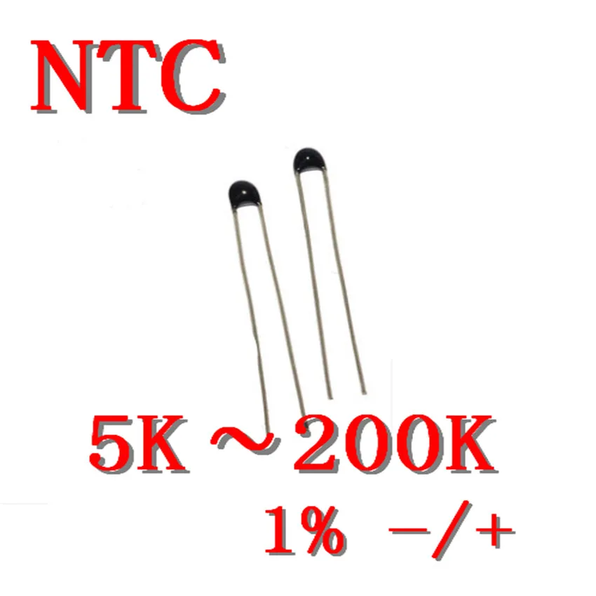 10 шт. MF52 B 3950 NTC Термистор резистор MF52AT 5K 10K 15K 20K 50K 100K 150K 200K OHM +/ 1%|Кабели для