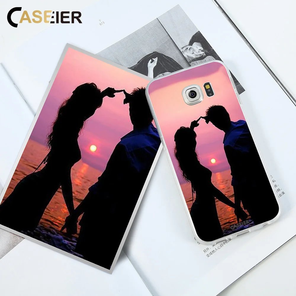 CASEIER Арт Принт для iPhone 6 6s 7 8 plus X Мягкая TPU Подгонянные печати дизайн логотипа
