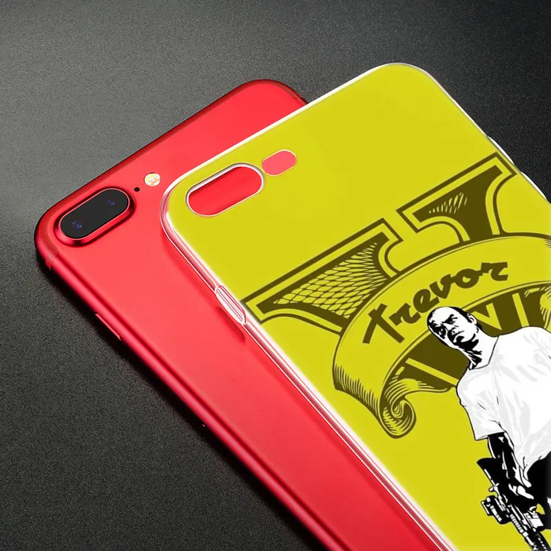 Горячая Grand Theft Auto GTA 5 Мягкий Силиконовый Модный чехол для Apple iPhone 11 Pro XS MAX XR X 7 8 Plus 6